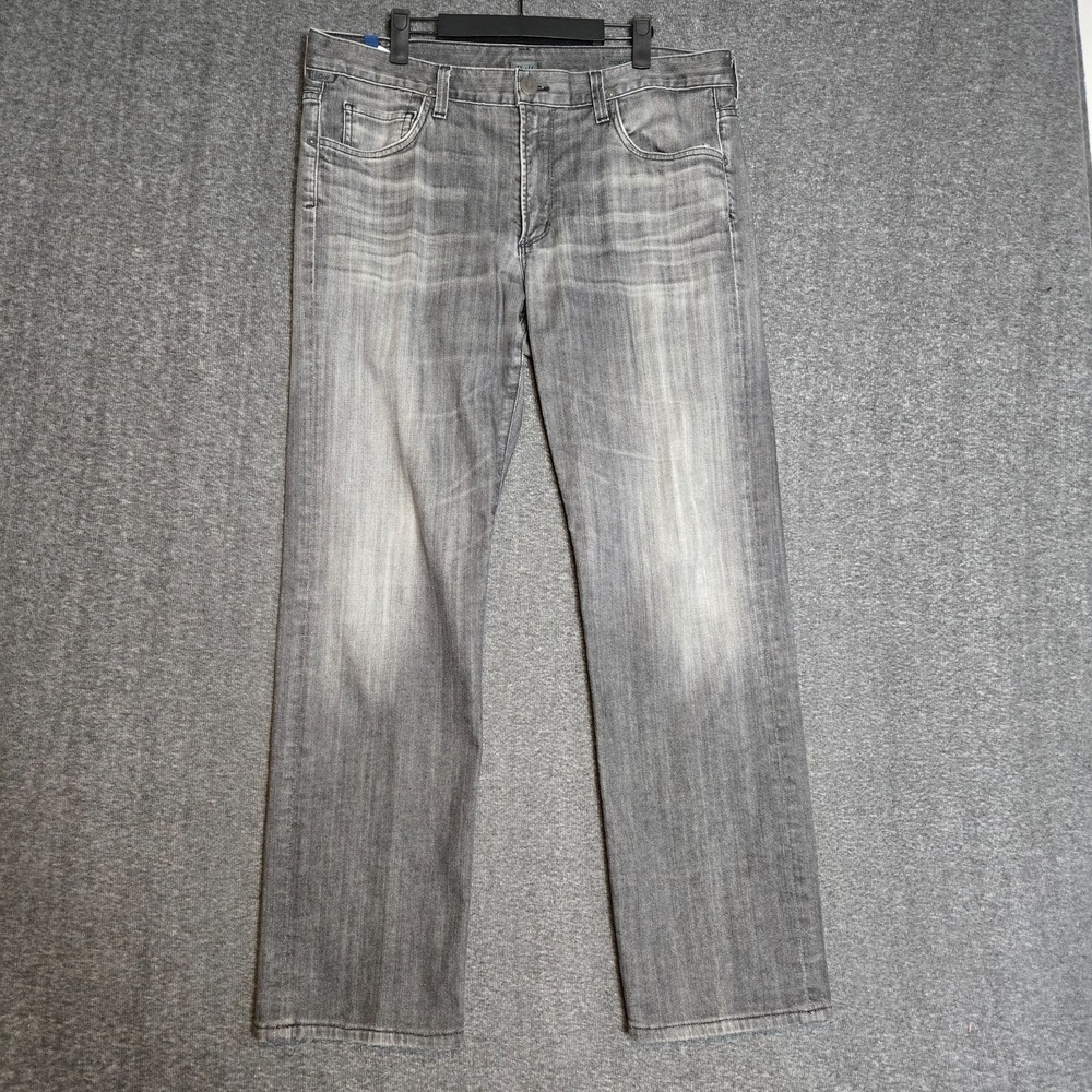Citizens Of Humanity Jeans Mens 36x31 Gray Sid Straight‎ Slim Leg Denim